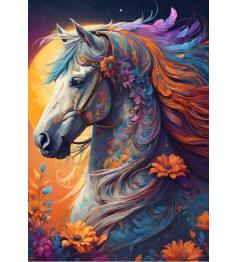 Puzzle Bluebird Cavalo Floral 1000 peças