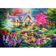 Puzzle Bluebird Pond Cottage 1500 peças