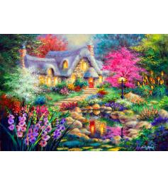 Puzzle Bluebird Pond Cottage 1500 peças