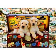 Puzzle Bluebird Cachorros Viajantes 1000 Peças