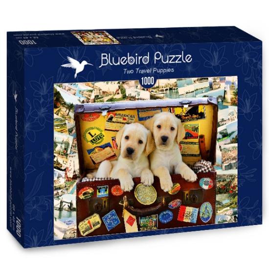 Puzzle Bluebird Cachorros Viajantes 1000 Peças