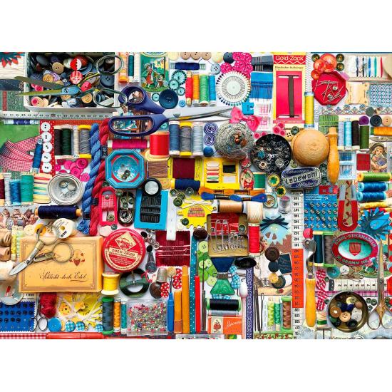 Puzzle Bluebird Caixa de Costura 6000 Peças