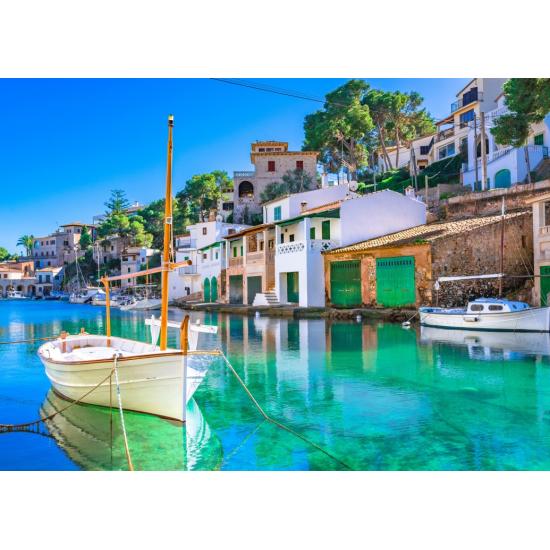 Puzzle Bluebird Cala Figuera Porto De Pesca, Maiorca 500 peças