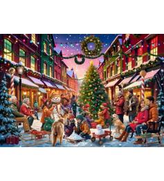 Puzzle Bluebird Rua De Natal 1000 peças