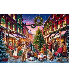 Puzzle Bluebird Rua De Natal 2000 Peças
