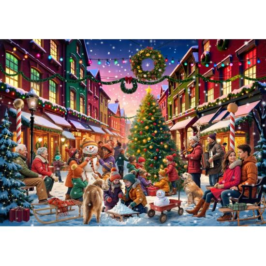 Puzzle Bluebird Rua De Natal 2000 Peças