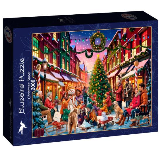 Puzzle Bluebird Rua De Natal 2000 Peças