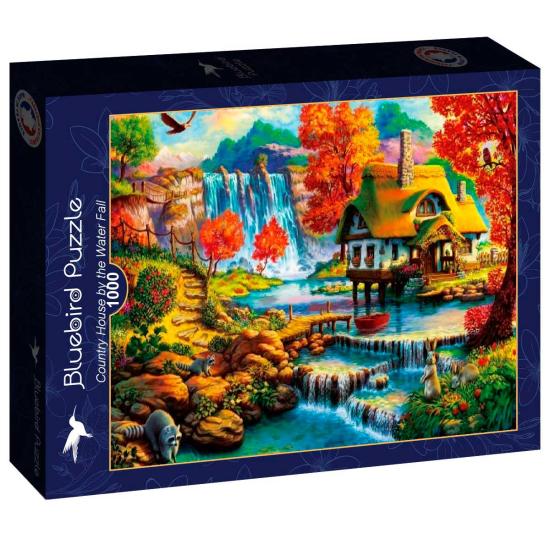 Puzzle Bluebird Casa de Campo à Beira da Cachoeira 1000 peças