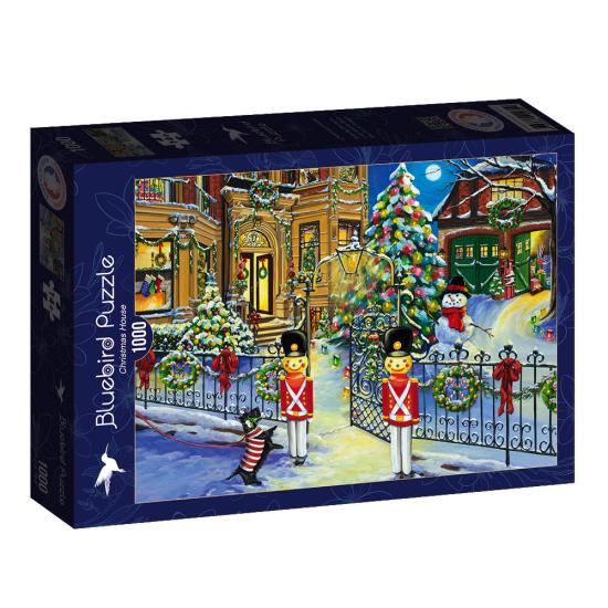 Puzzle Bluebird Casa de Natal de 1000 peças