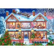 Puzzle Bluebird Casa De Natal de 1000 peças