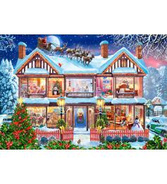 Puzzle Bluebird Casa De Natal de 1000 peças