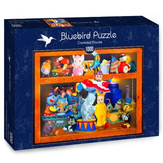 Puzzle Bluebird Casa Lotada de 1000 peças