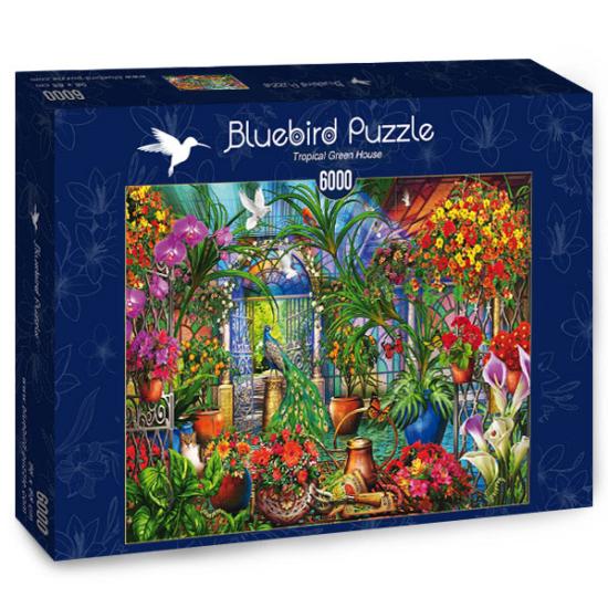 Puzzle Bluebird Tropical Green House 6000 peças