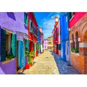 Puzzle Bluebird Maisons Colorées, Burano de 500 Peças