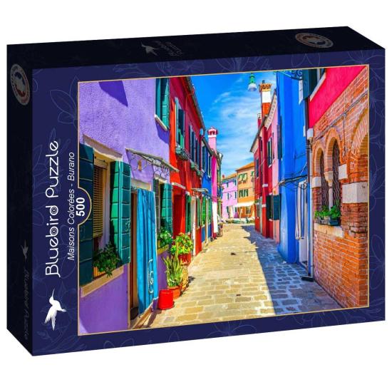 Puzzle Bluebird Maisons Colorées, Burano de 500 Peças Puzzle Bluebird Maisons Colorées, Burano de 500 Peças