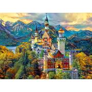 Puzzle Bluebird Castelo de Neuschwanstein de 1000 peças