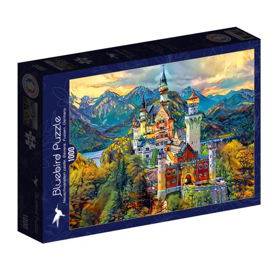 Puzzle Bluebird Castelo de Neuschwanstein de 1000 peças