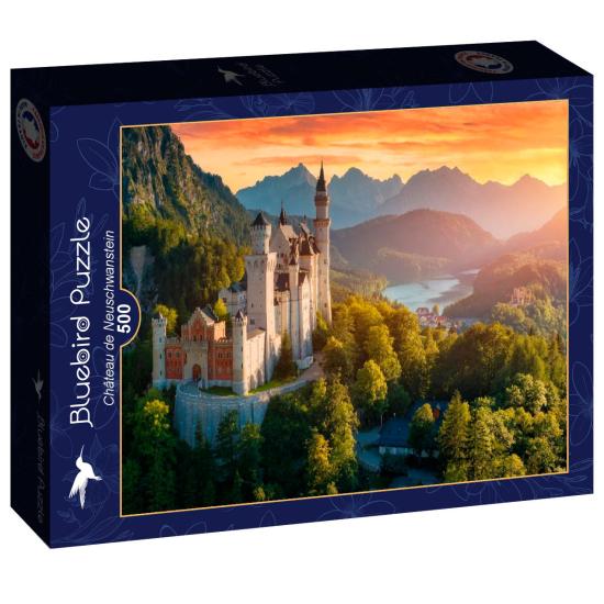 Puzzle Bluebird Castelo de Neuschwanstein 500 peças Puzzle Bluebird Castelo de Neuschwanstein 500 peças