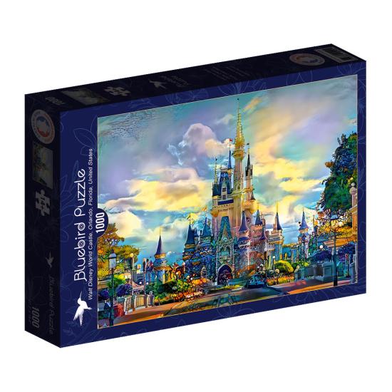 Puzzle Bluebird Castelo Disney World Orlando de 1000 Pçs Puzzle Bluebird Castelo Disney World Orlando de 1000 Pçs