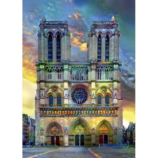 Puzzle Bluebird Catedral de Notre Dame 500 peças