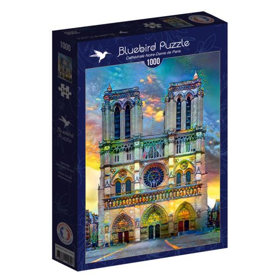 Puzzle Bluebird Catedral de Notre Dame, Paris de 1.000 peças Puzzle Bluebird Catedral de Notre Dame, Paris de 1.000 peças