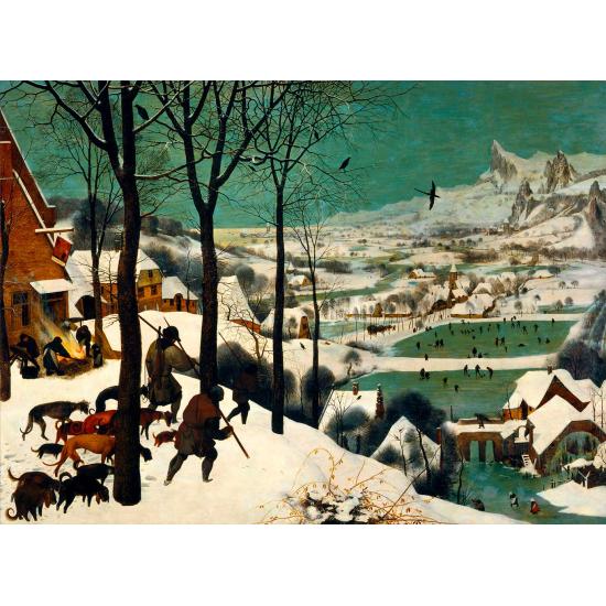 Puzzle Bluebird Caçadores na Neve la 3000 Peças