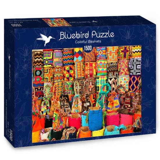 Puzzle Bluebird Cestas Coloridas de 1500 peças