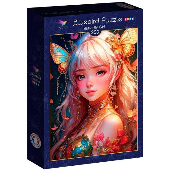 Puzzle Bluebird Garota Borboleta XXL de 300 peças