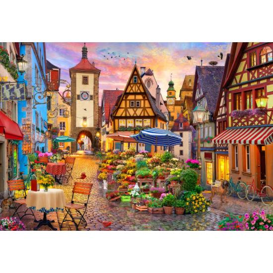 Puzzle Bluebird Cidade Da Baviera de 1000 Peças