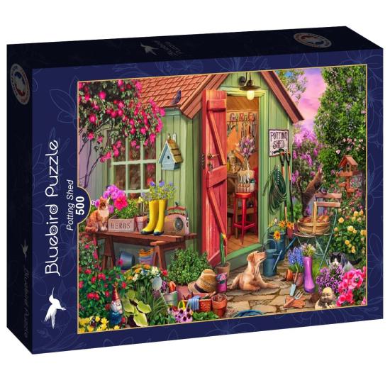 Puzzle Bluebird Estufa De Jardinagem de 500 peças