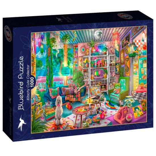 Puzzle Bluebird Colecionador fofo Kitschy de 1000 Peças