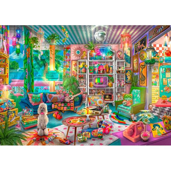 Puzzle Bluebird Coletor Kitschy Cute 2000 Peças