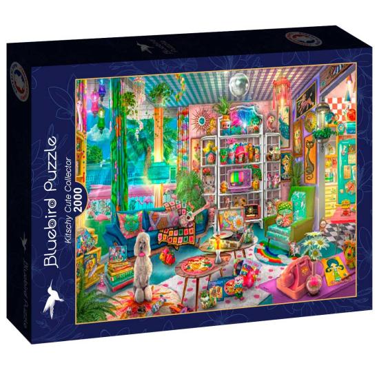 Puzzle Bluebird Coletor Kitschy Cute 2000 Peças