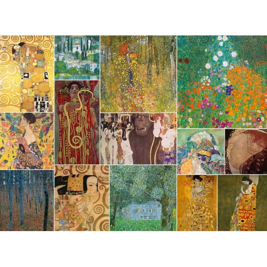 Puzzle Bluebird Colagem de Gustav Klimt 6000 Peças Puzzle Bluebird Colagem de Gustav Klimt 6000 Peças