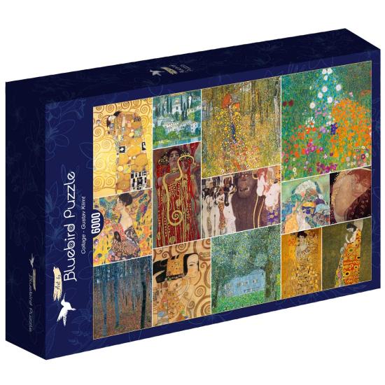 Puzzle Bluebird Colagem de Gustav Klimt 6000 Peças Puzzle Bluebird Colagem de Gustav Klimt 6000 Peças