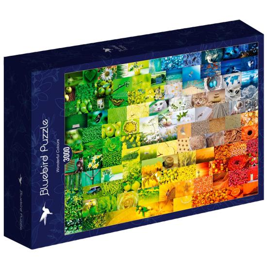 Puzzle Bluebird Cores Maravilhosas de 3000 Peças