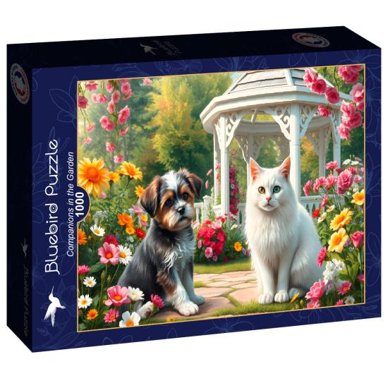 Puzzle Bluebird Companheiros No Jardim de 1000 Peças