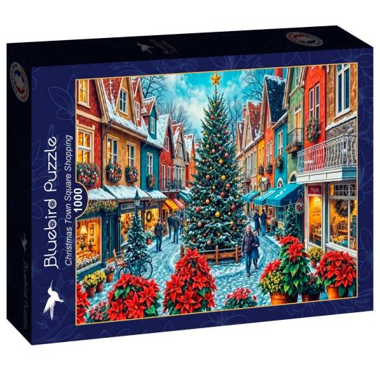 Puzzle Bluebird Compras Na Praça Da Cidade De Natal 1000 peças Puzzle Bluebird Compras Na Praça Da Cidade De Natal 1000 peças