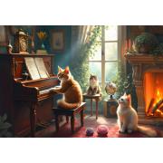 Puzzle Bluebird Concerto Felino de 1000 Peças