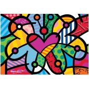 Puzzle Bluebird Butterfly Heart 2000 Peças