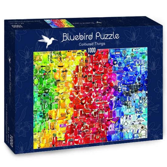 Puzzle Bluebird de Coisas Coloridas 1000 peças