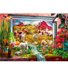 Puzzle Bluebird 1000 peças Imagem mágica de fazenda