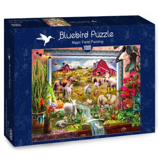 Puzzle Bluebird Imagem Mágica de Fazenda 1000 peças