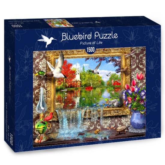 Puzzle Bluebird Imagem da Vida 1500 Peças