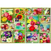 Puzzle Bluebird Imagens de Flores 1500 Peças