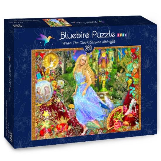 Puzzle Bluebird quando o relógio bate doze 260 peças Puzzle Bluebird quando o relógio bate doze 260 peças