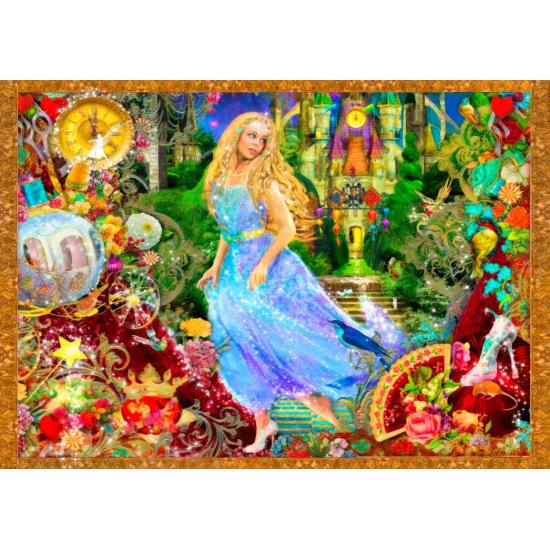 Puzzle Bluebird quando o relógio bate meia-noite 500 peça