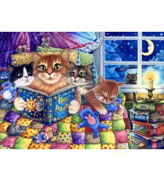 Puzzle Bluebird Histórias De Gatinhos Para Dormir XXL de 300 peç