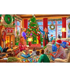 Puzzle Bluebird Decoração de Natal de 1000 Peças