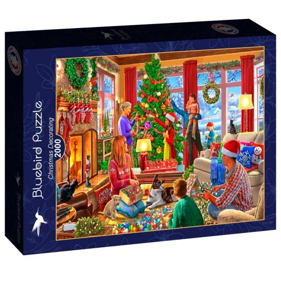 Puzzle Bluebird Decoração de Natal 2000 Peças